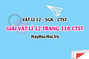 Giải Vật lí 12 trang 110 Chân trời sáng tạo SGK